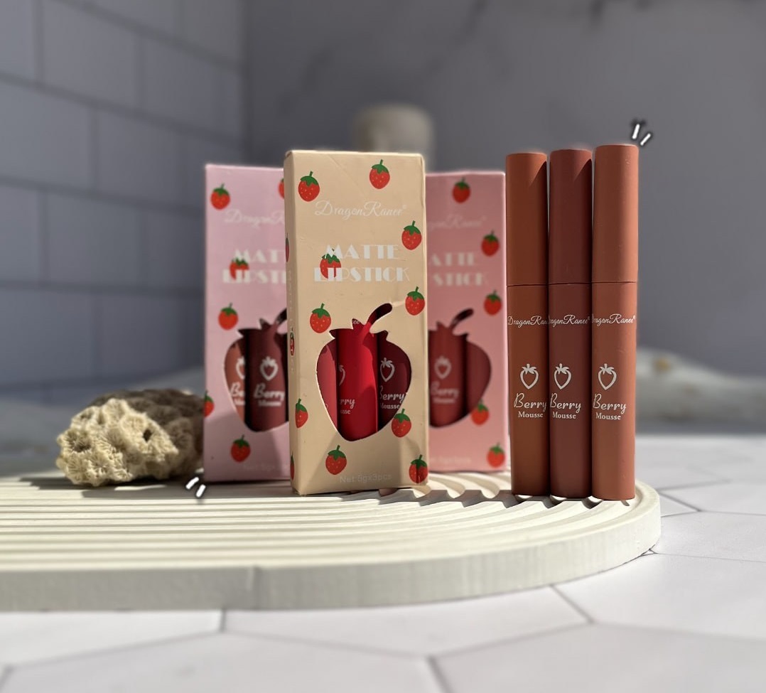 پک رژ 3 عددی مایع دراگون