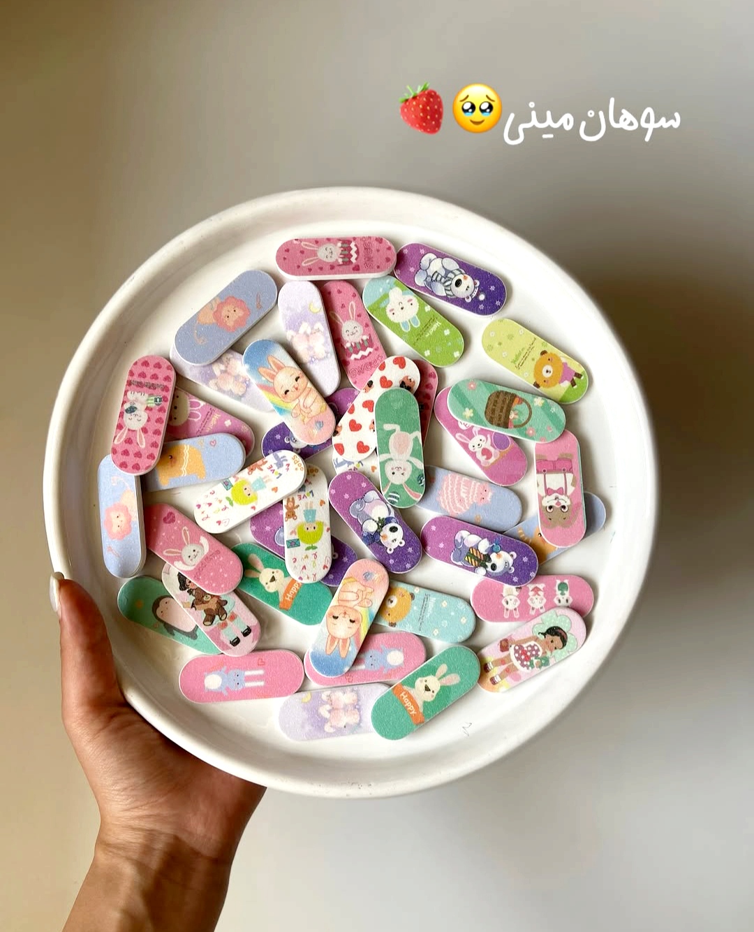 پک 8 عددی سوهان ناخن فانتزی دوطرفه