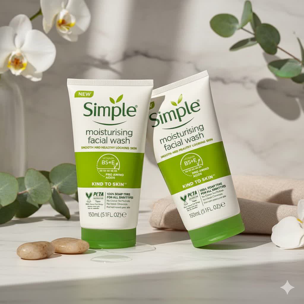 ژل شستشوی مرطوب کننده سیمپل