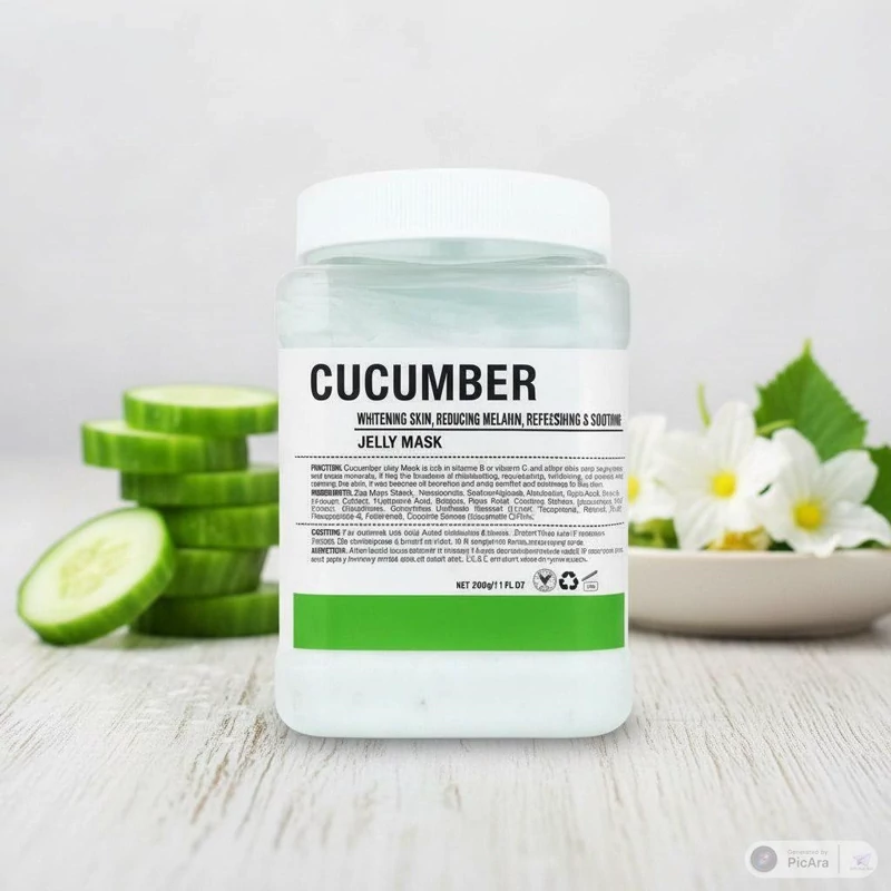 ماسک هیدروژلی خیار CUCUMBER دکتر مینایر 300 گرم